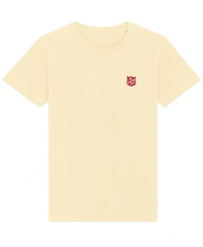 Sustainable Childrens T-shirt in Butter